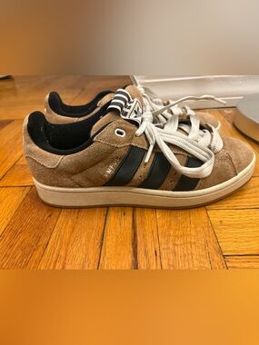 adidas Campus Men’s Suede Sneakers in Brown and Black